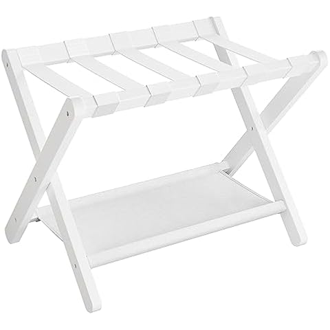 SONGMICS Bamboo Luggage Rack URLR007W01 Cover