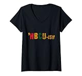 Photo Gallery donna hbcu ish camicia black history month maglietta con collo a v Photo Gallery donna hbcu ish camicia black history month maglietta con collo a v