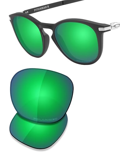 Image of SAUCER Premium Replacement Lenses & Earsocks for Oakley Pitchman R OO9439 Sunglasses