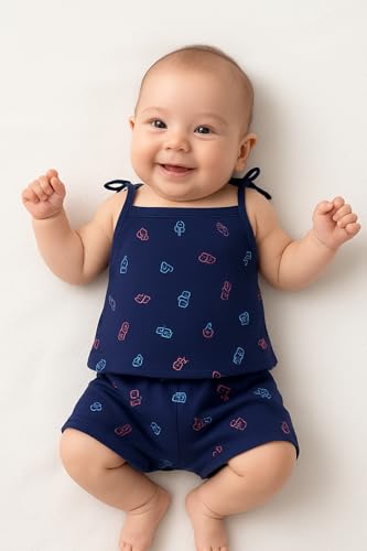 Image of New Born 0-3 Months Baby Wear Unisex Cotton Knot Jhabla Dress | Boy & Girl 6 Months Baby Dress Nightsuit, Bodysuit Jabla Clothing Baby Wear| Clothing Set for Born Baby Gift Pack | Pack Of 5 Combo