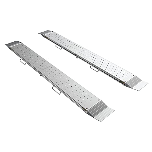 Rampas de aluminio Metaltech 8 pies carga 2400 lb miniatura 3