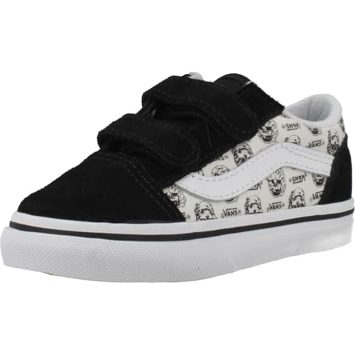 Vans Old SKOOL V RCFSL1 Rose Gold Glitter Scarpe Bambina Sneakers Strappi, Noir , 23.5 EU
