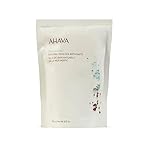 AHAVA Dead Sea Mineral Bath Salt- Intense Relaxation for Body & Mind, Elevates Moisture, Softens & Eases Sore Muscles, Enriched by Exclusive Dead Sea Salt & Osmoter, 8.5 Oz.