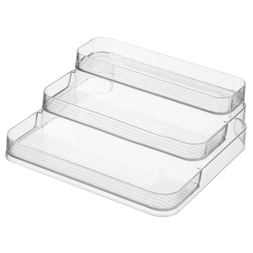 UKCOCO Estante de Especias Transparente de Organizador de Cocina para Botellas de Condimentos Diseño Moderno y Práctico Almacenamiento para Cocina Oficina