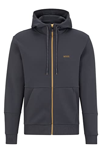 BOSS Herren Saggy 1 Sweatshirt, Dark Grey, M EU