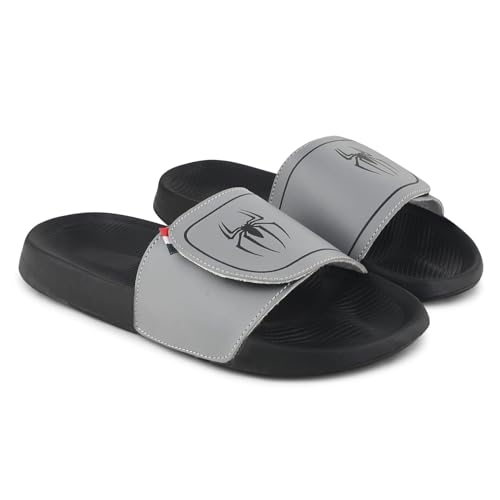 PERY-PAO Mens Sliders Grey Grey 2 - Image 2