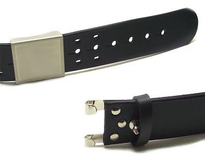 Cinturone Vega cuoio 2 fori 1V57 per vigilante -