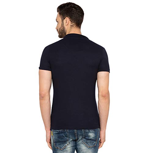 Image of Status Quo Men's Polo T-Shirt | Rich Cotton Blend | Slim Fit | All Day Comfort | Contrast Inner Placket | Polo Collar