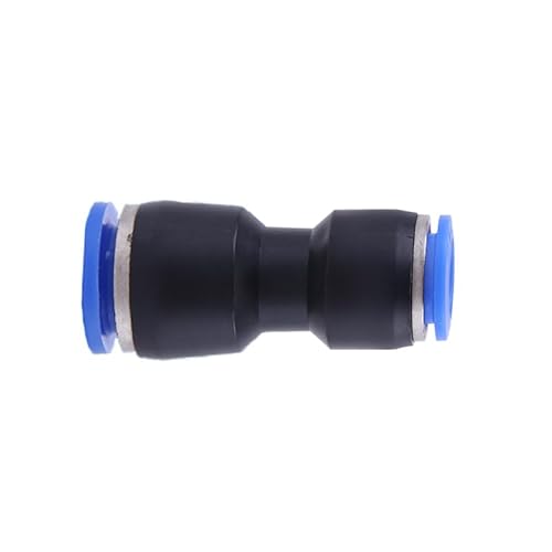 myoseya エア ホース 用 ワンタッチ 管継手 ユニオン ストレート クイック 継手 プラスチック製 エアー コネクター アダプター 直 10MM-8MM