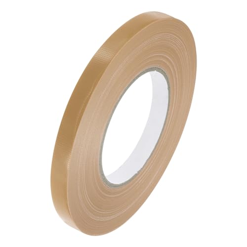 Image of MECCANIXITY Colorful Craft Gaffers Tape Rolls Brown 1 /2 inch X 60 Yards Matte Gaffers DIY Photo Albums for Gifts Decoration Backdrop Cables Floor Taping 1 Pcs