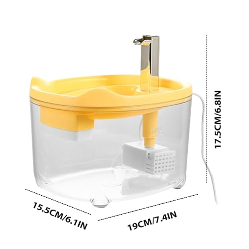 Fuente de agua para gatos inalámbrica y con batería 1.5L miniatura 7