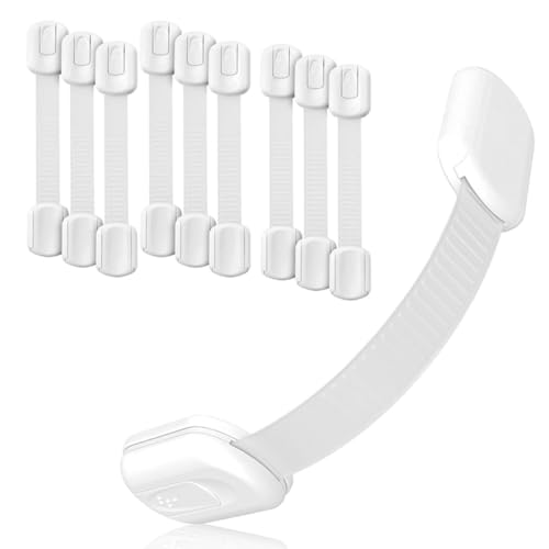 NEXROLA Kindersicherung Schrank 10er-Set – Kindersicherung Schubladen...