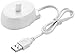 Produktbild USB Ladestation Induktives Ladekabel 3757 Ladegerät für Reisen, kompatibel mit Elektrischen Zahnbürste Braun Oral B Pro 680, Pro 3900, Smart 6000N, iO4, iO5, iO6, Kids, Vitality, Genius X