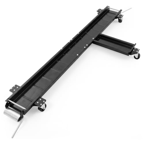 Black Widow Motorcycle Dolly Extra-Long for Cruisers Choppers 1,250 lb Cap