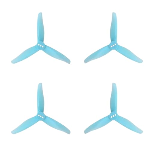 3インチ3 PCプロペラFPVレーシングドローンと互換性がありますRc frekou toothpick whoopドローンステーターモーター3016 1。 5mm 2mmホールCW CCW(2Pairs Blue)