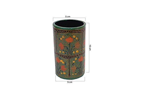 Support stylo papier mâché idée cadeau originale décoration bureau