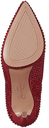 Jessica Simpson Women's Vianne Bootie Ankle Boot, Intense Red, 5.5 | Image 3