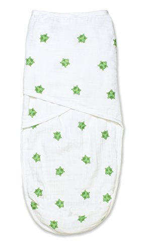 aden by aden + anais easy swaddle, life’s a hoot – turtle, S/M