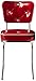 Diamond Back Diner Chair - Red and Silver (4240ZBU)