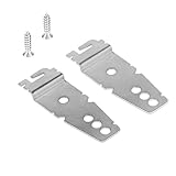Dishwasher Mounting Bracket Whirlpool Kit 2 Pack + 2 Mounting Screws - Undercounter Dishwasher Brackets Compatible with Whirlpool / Kenmore / Kitchenaid / Maytag / Amana