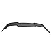 IKON MOTORSPORTS, Roof Spoiler Compatible with 2019-2024 Toyota Corolla 5-Door Hatchback, Factory Style Unpainted Black ABS Plastic Rear Roof Spoiler Wing