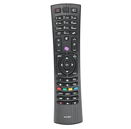 AULCMEET RCA4891 sub RC4990 RM-C3095 Replacement Remote Control Compatible with VESTEL 4K OLED Smart TV 55UD9400 40FD5050 30089290