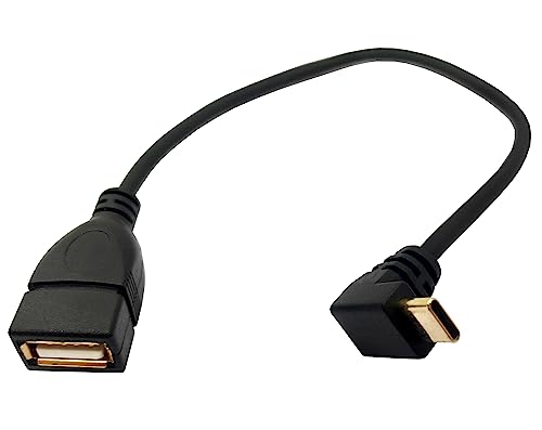 Adaptador USB C a USB para evitar roturas de puerto con cable OTG de 90 grados tipo C