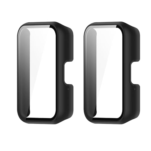 2 pezzi Pellicola Protettiva Cover Compatibile con Samsung Galaxy Fit 3 SM-R390 Vetro temperato Protezione Totale Ultra Sottile HD.nero