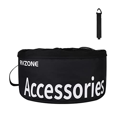Image of RVZONE RV Hose Bag, Waterproof RV Hose Bag Organizer, Camper Accessories RV Equipment Storage Utility Bag for Sewer Hoses, Fresh /Black Water Hoses and Electrical Cords