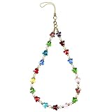 Ucharmbead Butterfly Phone Charm Lanyard Chain String Crystal Stone Kawaii Cell Phone Wrist Strap fo