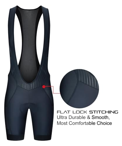 Image of Ceroti Custom Apparel Service Men's Pro Long Inseam Cycling Bibs, Side Cargo Pockets Bibs Optional,Bike Shorts UPF50+