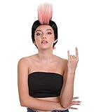 HPO Adult Women's Troll Black and Pink,Breathable Capless Cap Design, Flame-retardant Synthetic Fiber