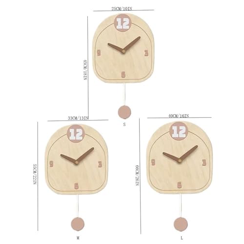 Horloge murale de bureau silencieuse et design créatif taille S - 3