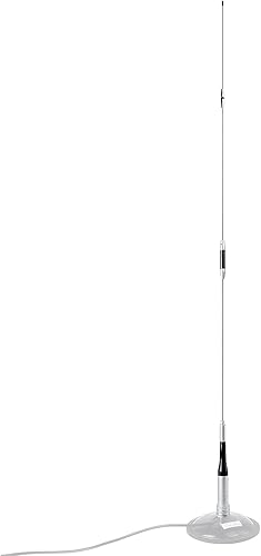 Miniatura 5 de GMRS - Antena móvil, 150 vatios de doble banda UHF VHF 42 pulgadas, antena de coche para exteriores UHF-macho (PL259) para Motorola Cobra Yaesu