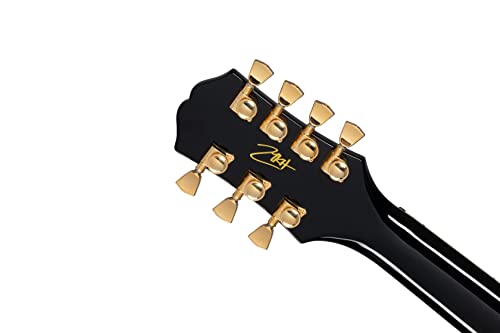 Epiphone Matt Heafy Les Paul Custom Origins 7 cordes avec coque rigide - Les Beatles, Paul McCartney, John Lennon, RIngo Starr, George Harrison Epiphone Matt Heafy Les Paul Custom Origins 7 cordes avec coque rigide – Image 6