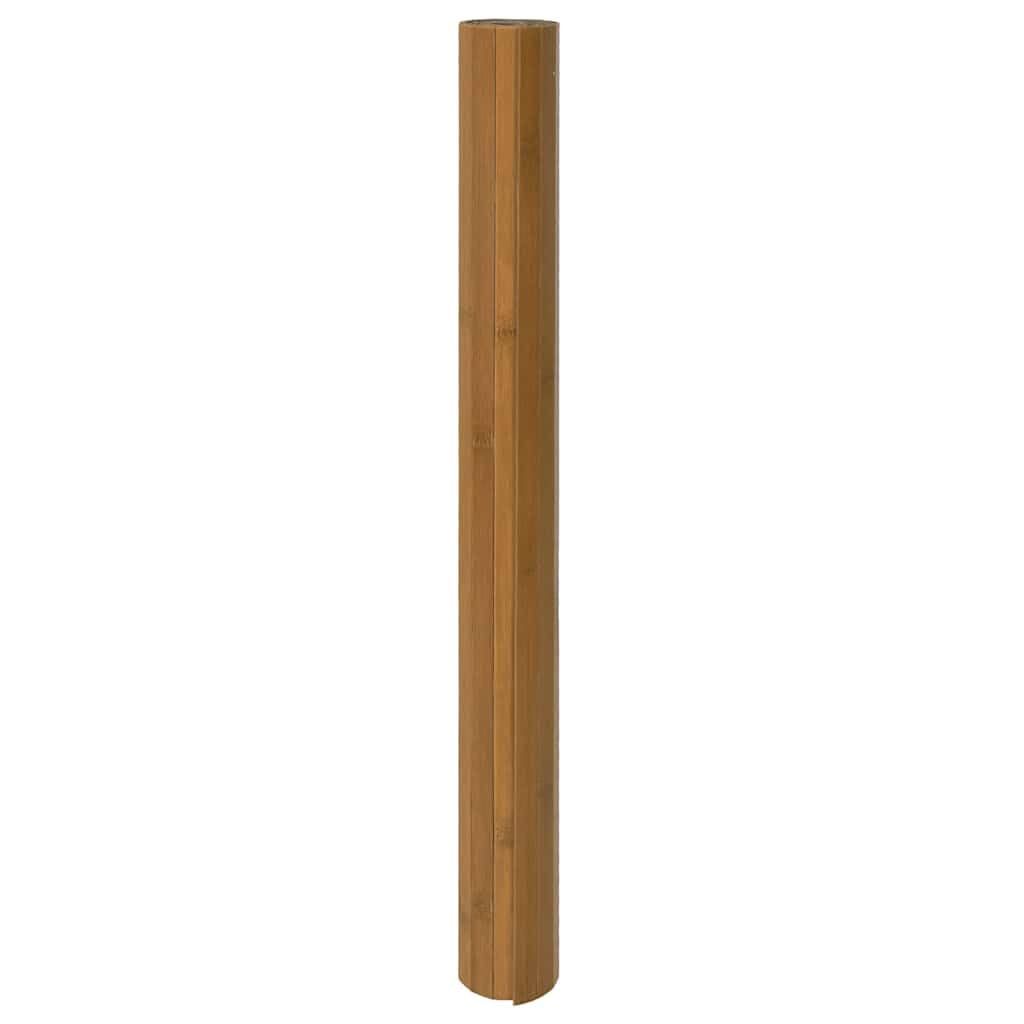 Bambusowy dywan, prostokątny, brązowy, 60 x 300 cm, antypoślizgowy spód, do przedpokoju, salonu, jako chodnik zapewniający komfort podłogi i nowoczesną dekorację