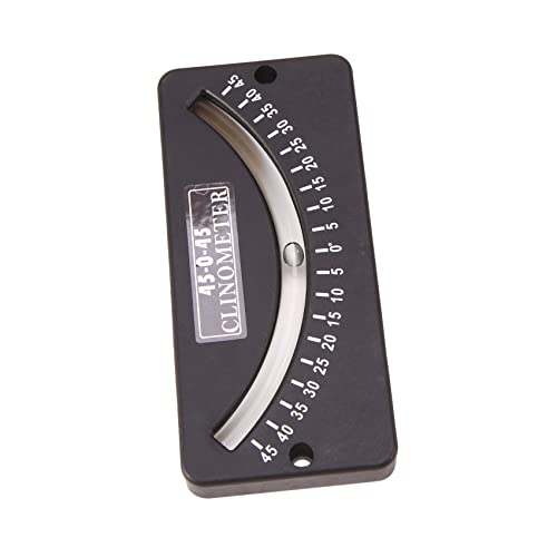 Inclinómetro Mini Transportador Protractor 45-0-45 miniatura 2