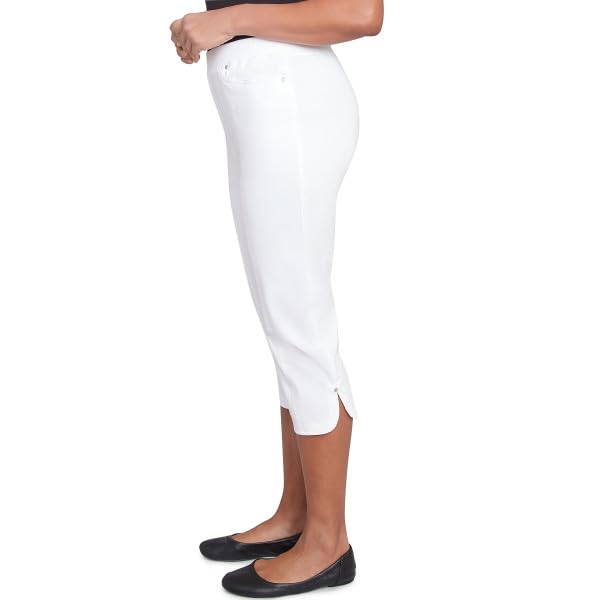 Alfred Dunner Nantucket Cotton Capri Pants with Tulip Edge3
