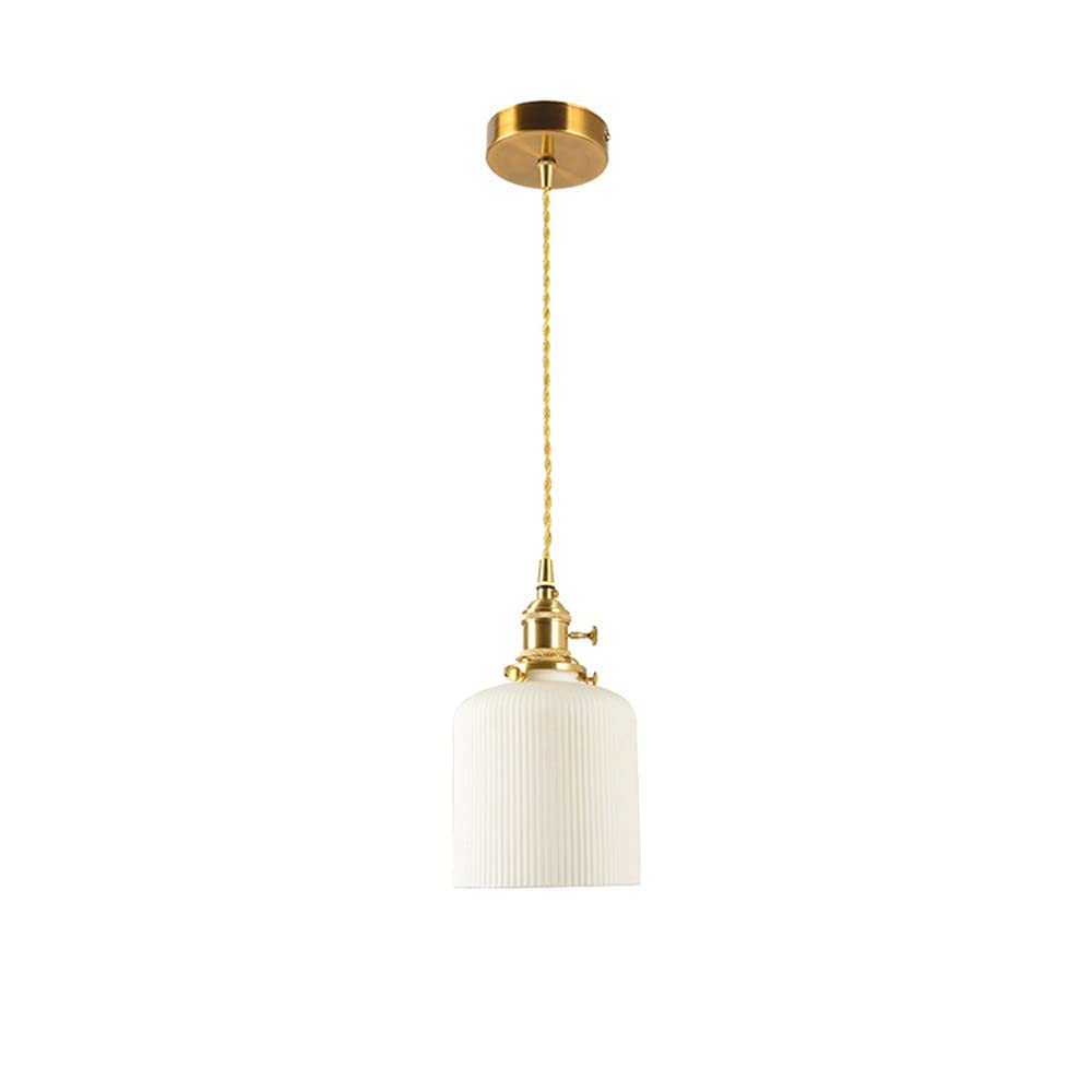 Lampe à suspension LED réglable en hauteur, plafonnier laiton économe