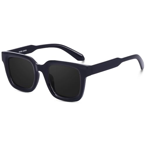 Image of Peter Jones Unisex Large Square UV /UB Protected Sunglasses (3803)