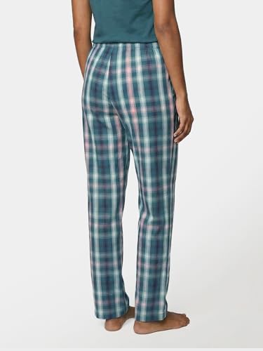 Image of Enamor Mid Rise Full Length Adjustable Drawstring Hangout Pant for Women - Relaxed Fit, Combed Cotton - E4A5
