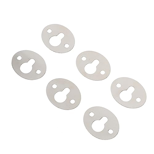 Image of DOITOOL Sets Oval Keyhole Brackets for Picture Frames Shelf Hanging Tools Easy Install Pcs