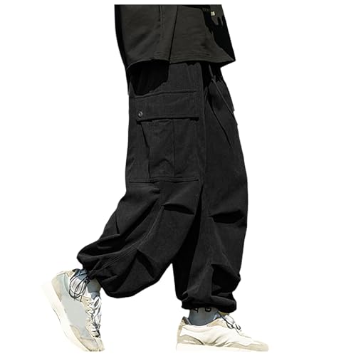 Pantalon de travail vert décontracté coupe droite pour homme actif