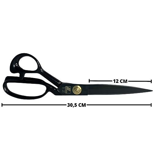 Tesoura Alfaiate Costura Reforçada Titanium Profissional 12