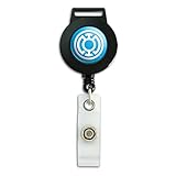 Green Lantern Blackest Night Blue Lantern Logo Lanyard Retractable Reel Badge ID Card Holder