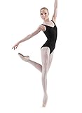 Regaleinsatz vorne Bloch Dance Damen Adagio Klassischer Tankanzug, Schwarz, Größe S (US)