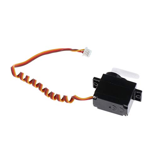 Bonarty 2 x Metal Servo Steering Gear Servo for WLtoys XK X450.0010 RC Aircraft Helicopter Model Steering Part Accessories Micro RC Servo - Thumbnail 5