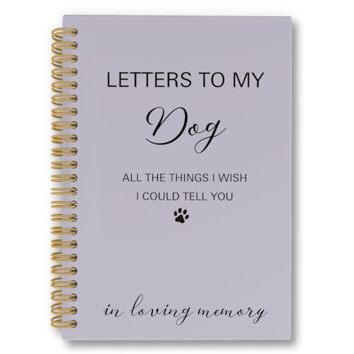 Carnet à spirale de notes commémoratif ligné pour souvenir de chiens