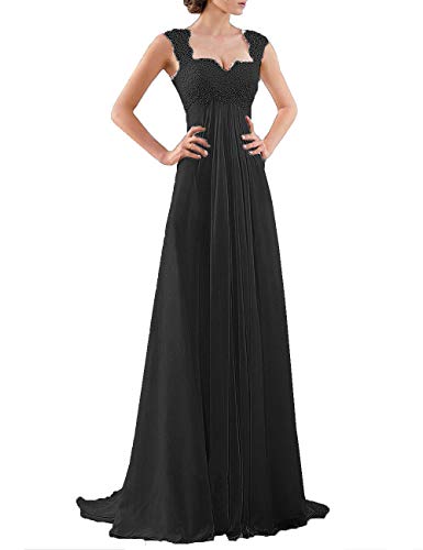 DYS Women's Empire Waist Bridesmaid Wedding Party Dress Lace Formal