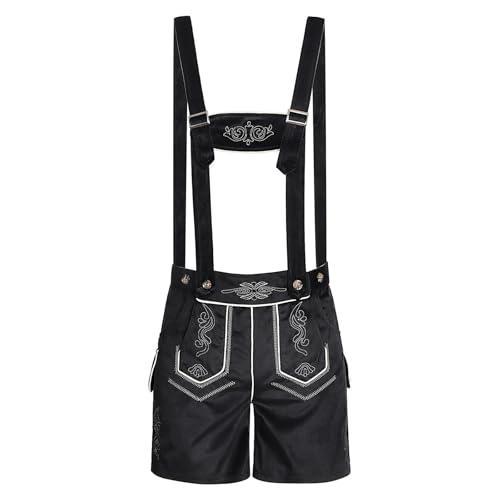 Pantalon bavarois en cuir marron idéal pour réussir votre soirée Oktoberfest entre amis